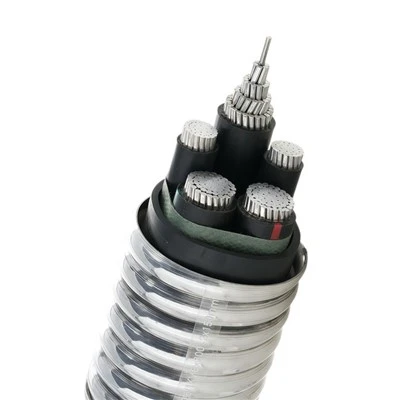 YJLHS 3*300 + 1*150mm² 0.6/1KV Seoltóir Cóimhiotal Alúmanam Rare Earth XLPE Cábla Cumhachta Armúrtha Lom idirghlasáilte