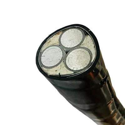 YJLHV22 25mm 4 Seoltóir Cóimhiotal Alúmanam Croí XLPE Cábla Armúrtha Ísealvoltais PVC Inslithe XLPE